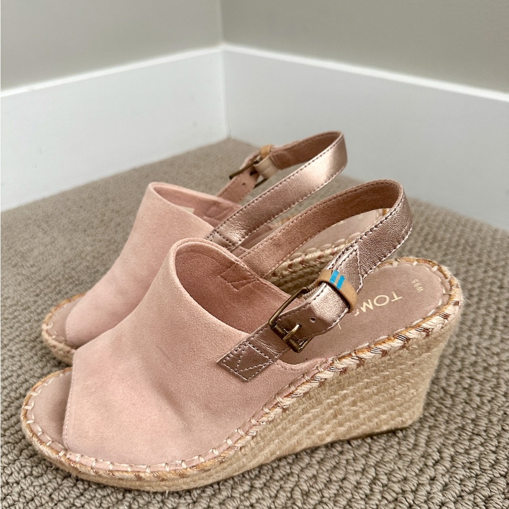 TOMS Women's Blush Wedge Sandals